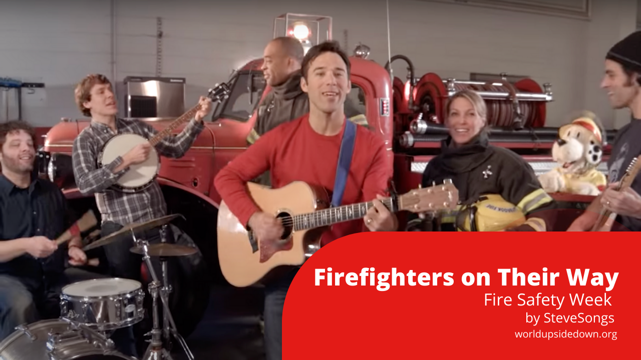 SteveSong sings a song to introduce activities for fire prevention week 