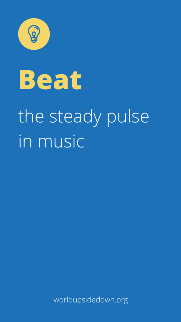 teach elementary students what is beat with this beat song which teaches kids that beat is the steady pulse in music